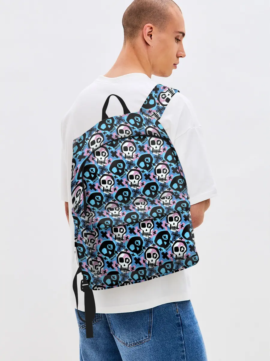 Рюкзак джинсовый / Хэллоуин