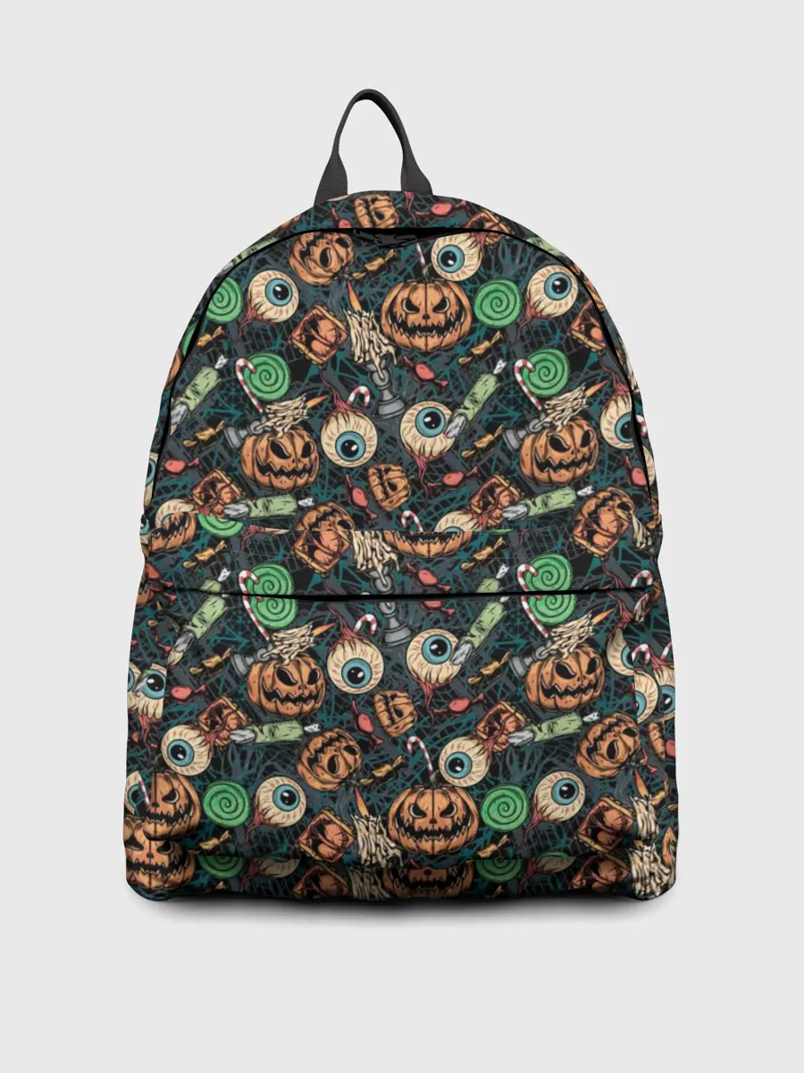 Рюкзак джинсовый / Счастливого Хэллоуина