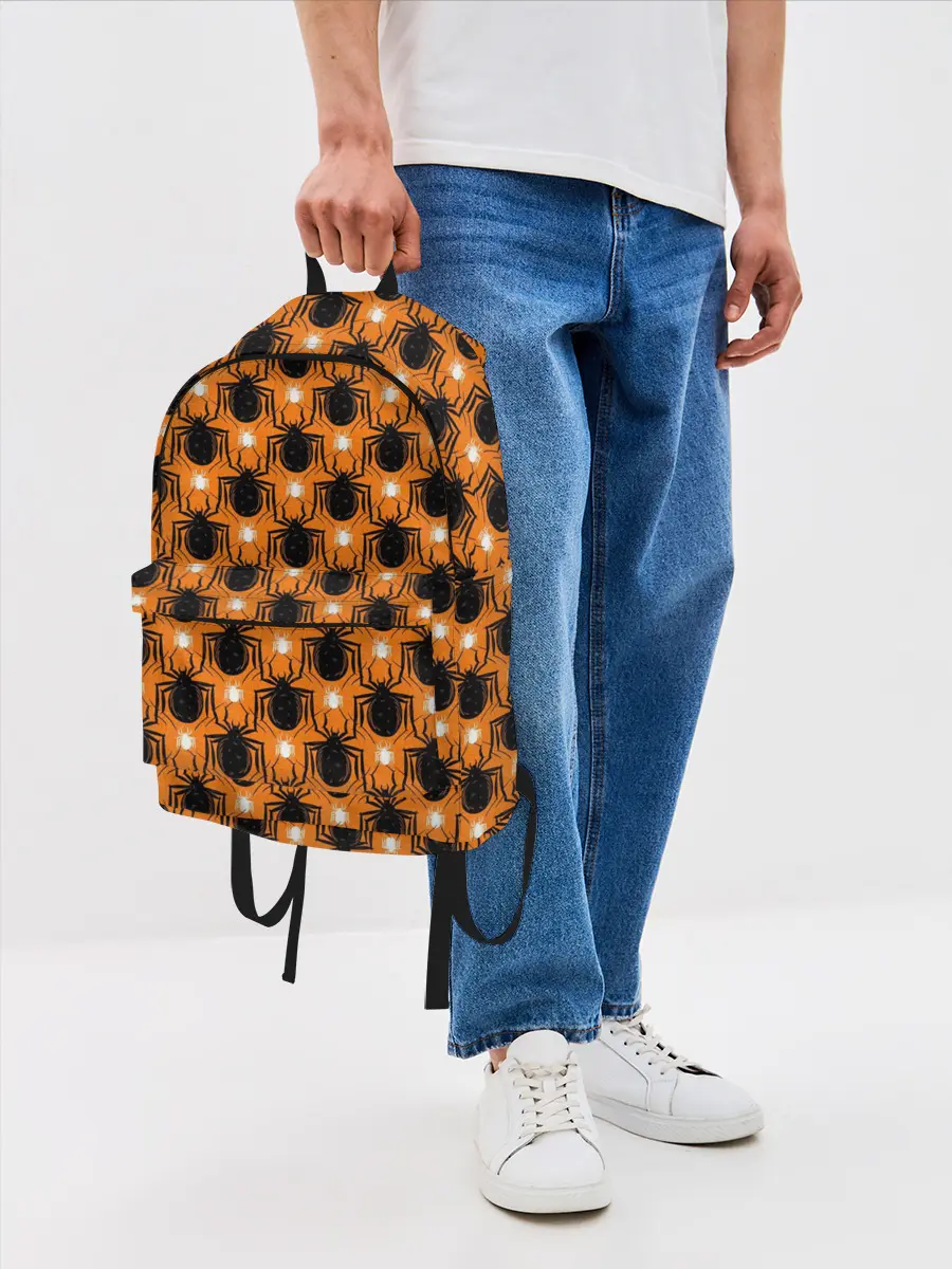 Рюкзак джинсовый / Пауки