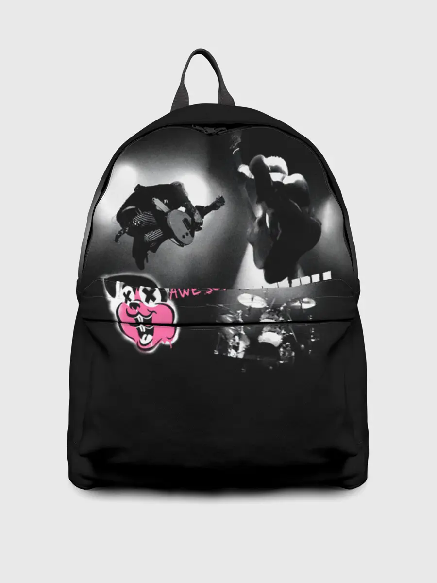 Рюкзак джинсовый / Awesome as Fuck - Green Day