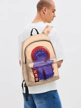 Рюкзак джинсовый / Фушигуро Мегуми Магическая битва