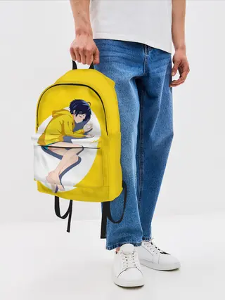 Рюкзак джинсовый / Yellow egg. Oto Ai