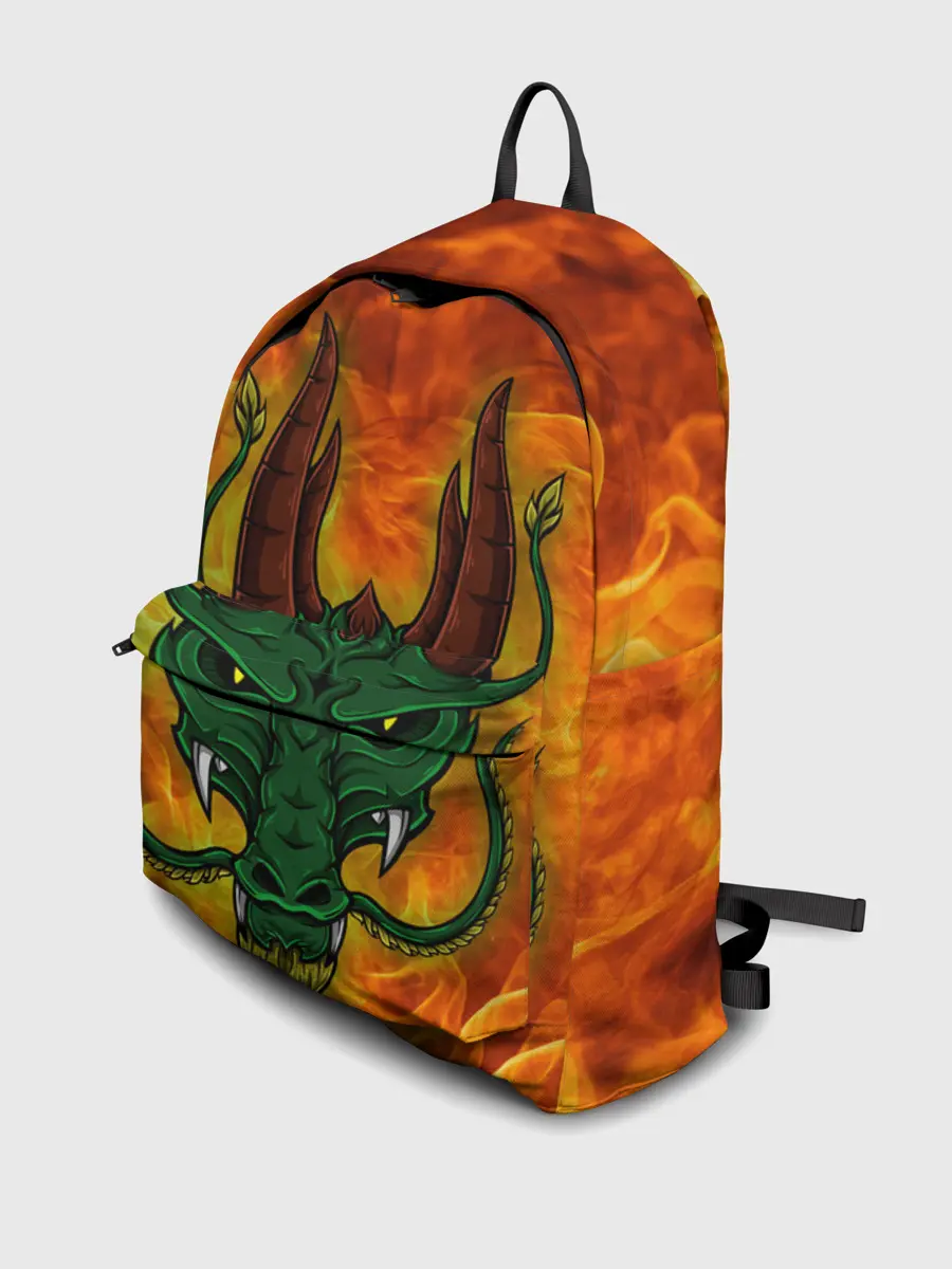 Рюкзак джинсовый / Японский дракон | Japanese Dragon