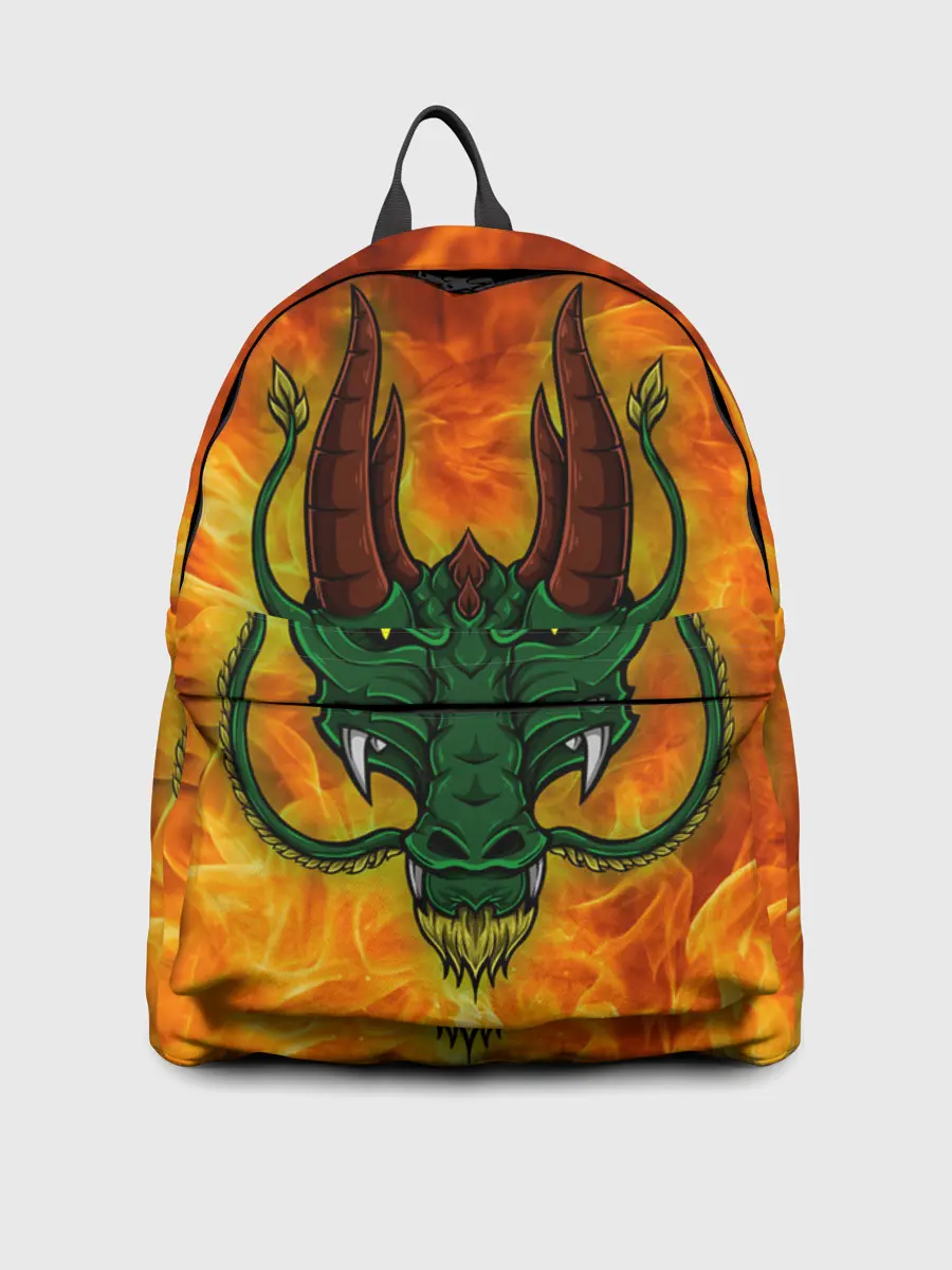 Рюкзак джинсовый / Японский дракон | Japanese Dragon