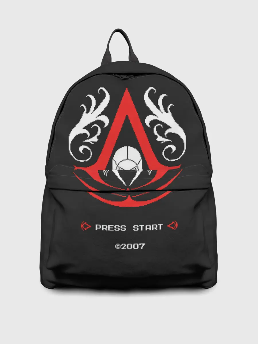 Рюкзак джинсовый / Восьмибитный Ассассин