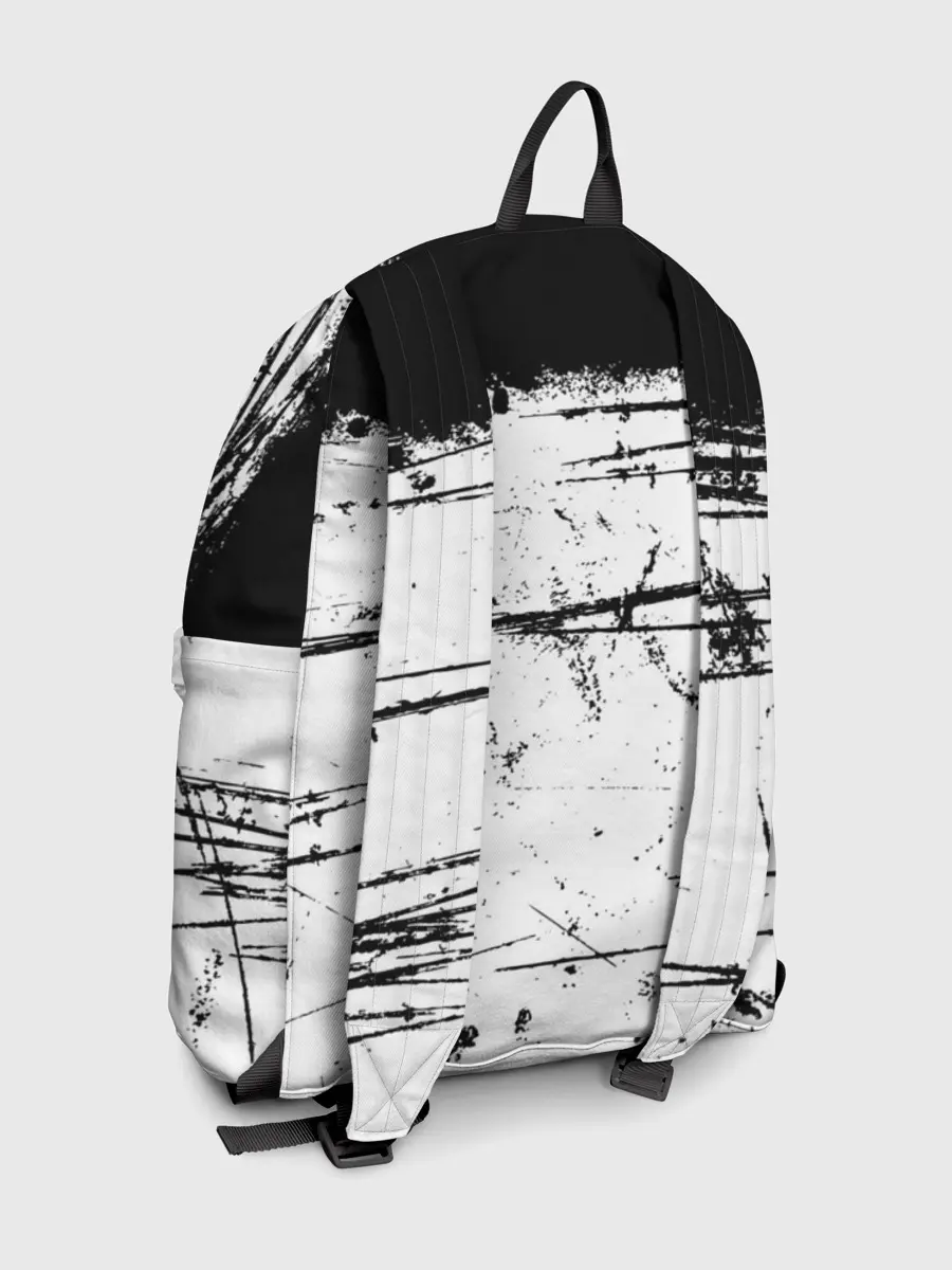 Рюкзак джинсовый / ИСПАЧКАННЫЙ КРАСКОЙ