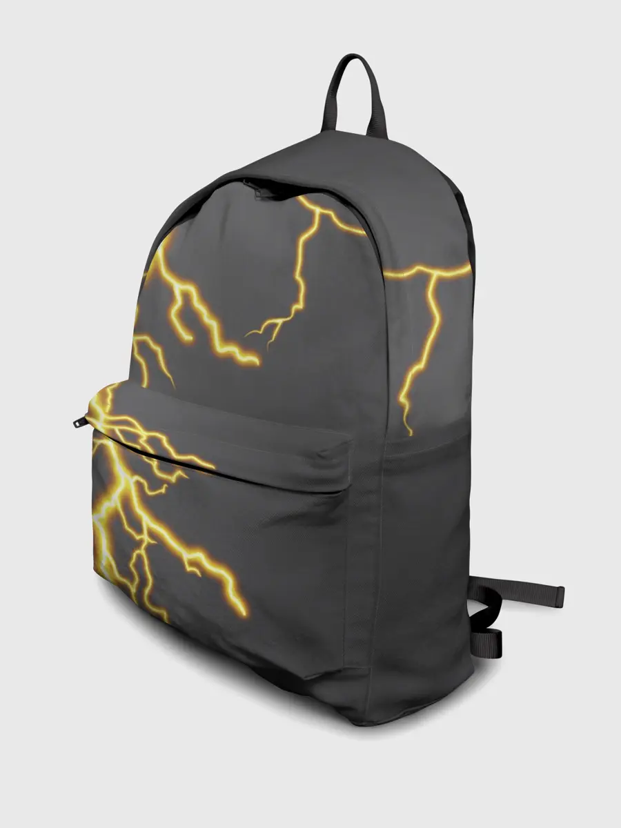 Рюкзак джинсовый / Яркая молния