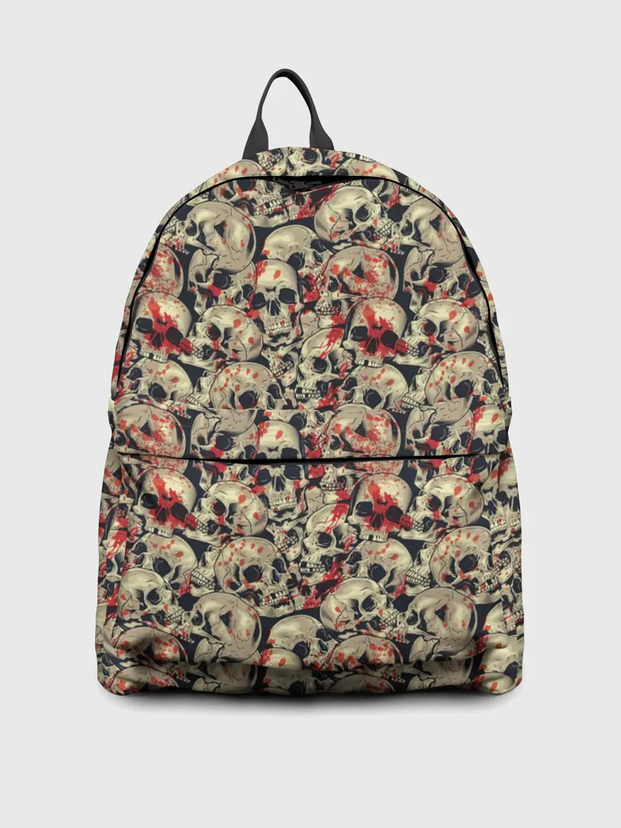 Рюкзак джинсовый / Кровавые Черепа