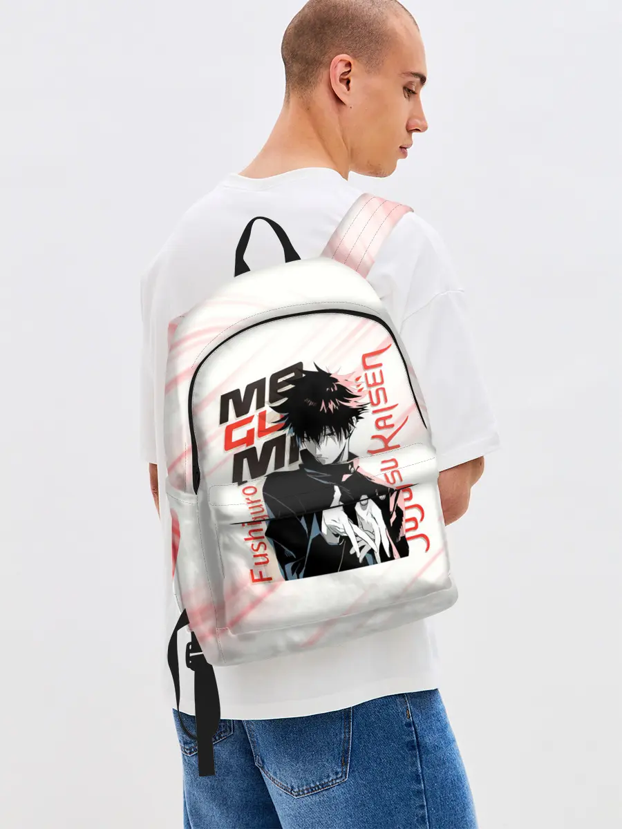 Рюкзак джинсовый / Фушигуро Мегуми Магическая битва