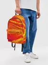 Рюкзак джинсовый / ПЯТНО ЮПИТЕРА | ОРАНЖЕВЫЙ ГРАНЖ
