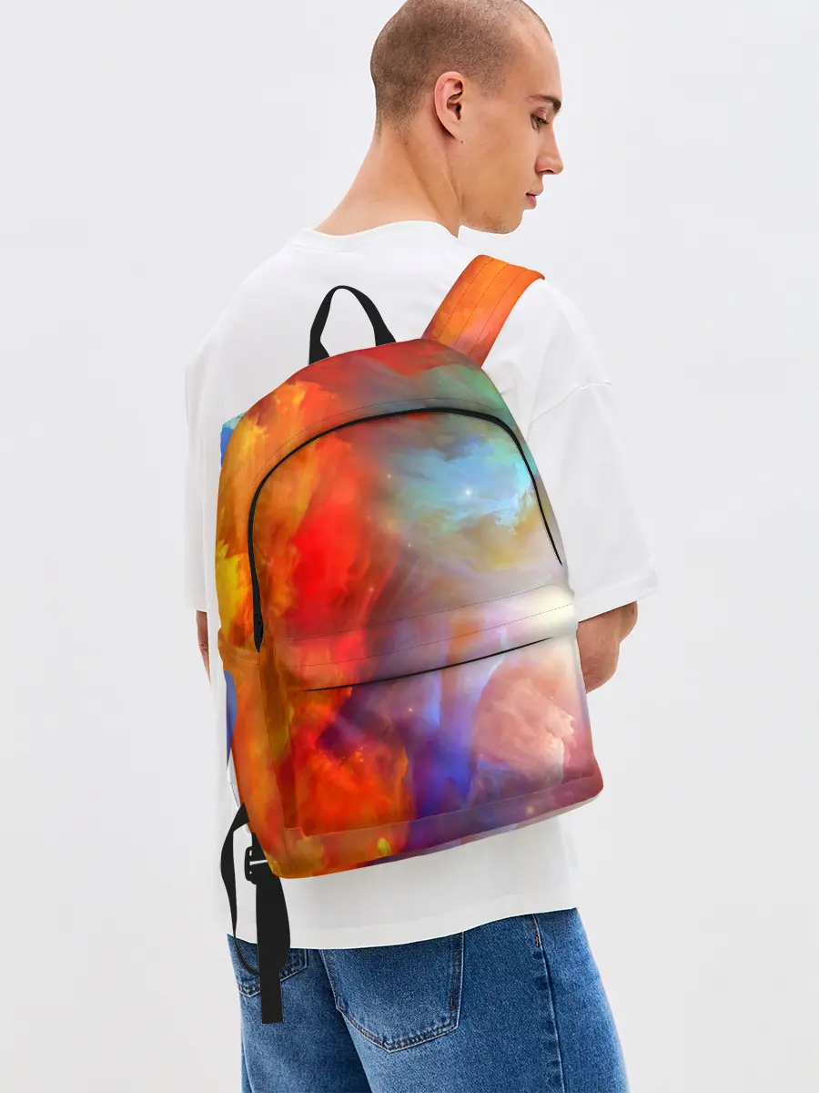 Рюкзак джинсовый / Сине-желтое небо