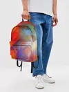 Рюкзак джинсовый / Сине-желтое небо