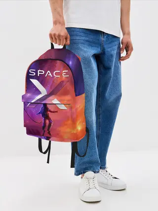 Рюкзак джинсовый / Space X