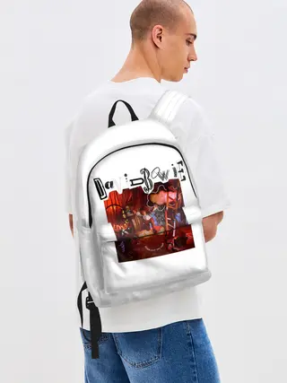 Рюкзак джинсовый / Never Let Me Down - David Bowie