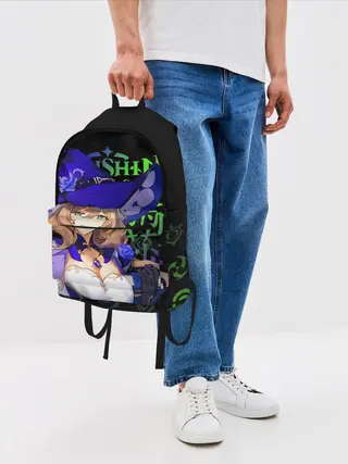 Рюкзак джинсовый / Лиза, Genshin Impact