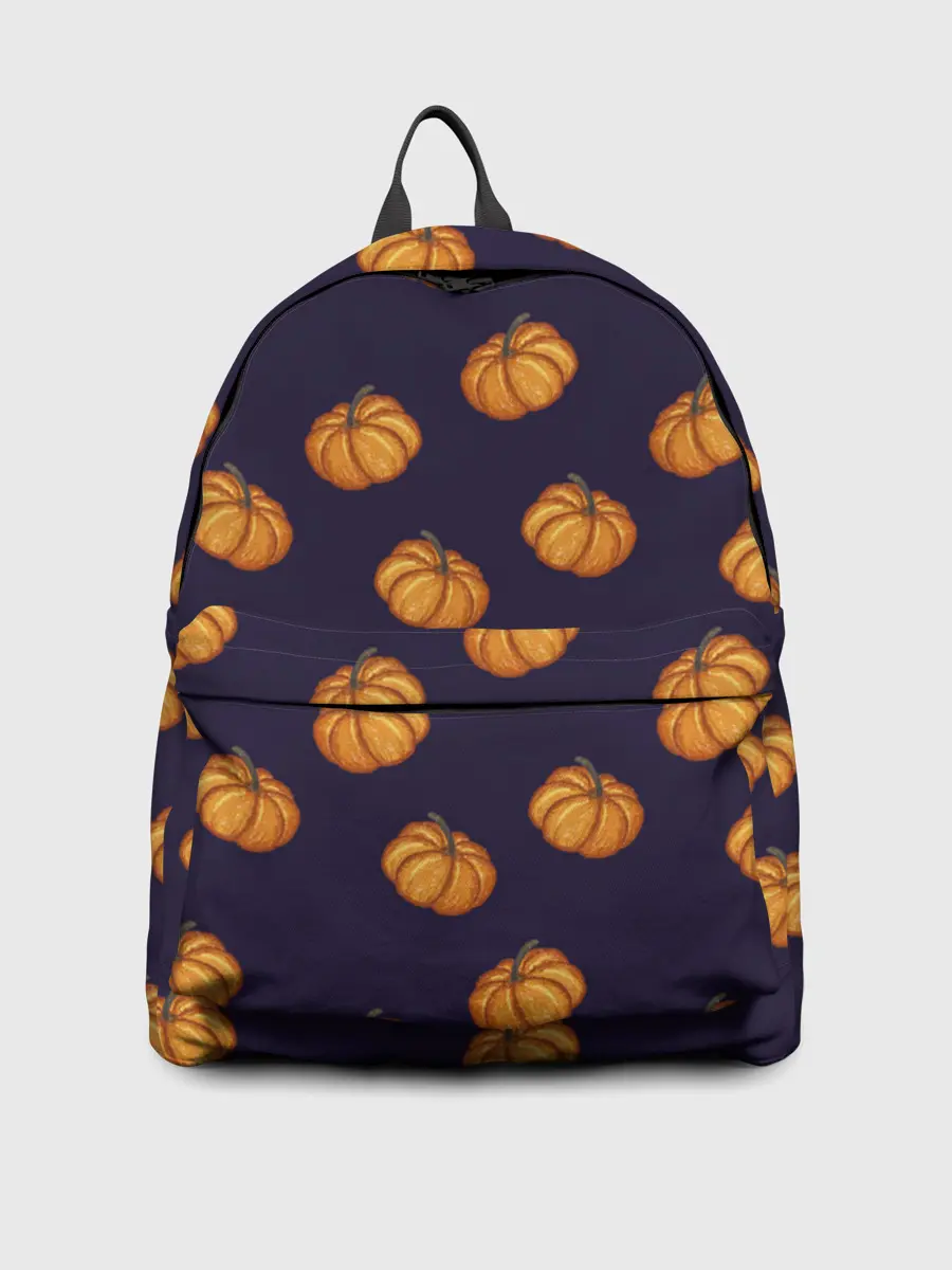 Рюкзак джинсовый / Тыквенный