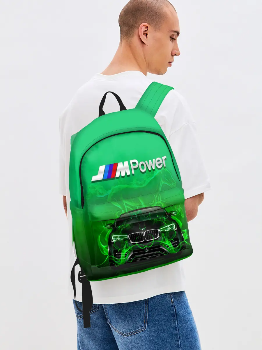 Рюкзак джинсовый / BMW GREEN STYLE