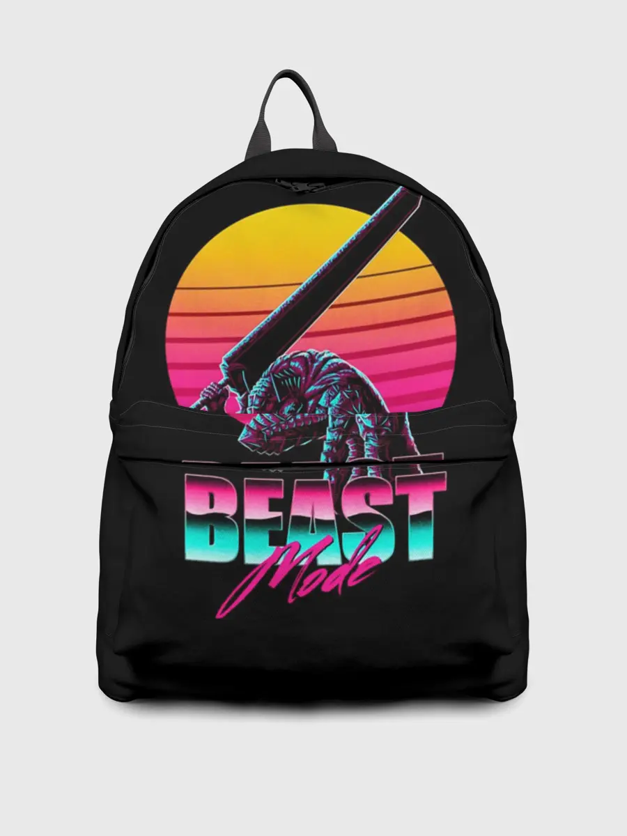 Рюкзак джинсовый / Берсерк неон