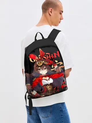 Рюкзак джинсовый / Эмбер / Genshin Impact