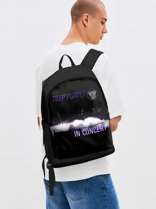 Рюкзак джинсовый / Live at Long Beach 1976 - Deep Purple