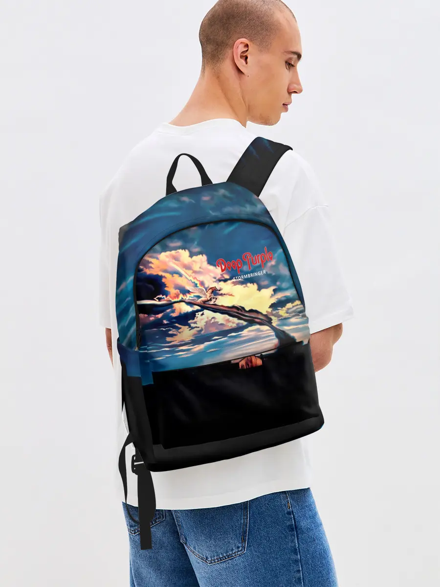 Рюкзак джинсовый / Deep Purple - Stormbringer