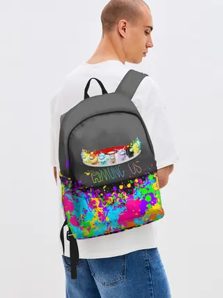 Рюкзак джинсовый / Among Us | Pokemon | Покемон