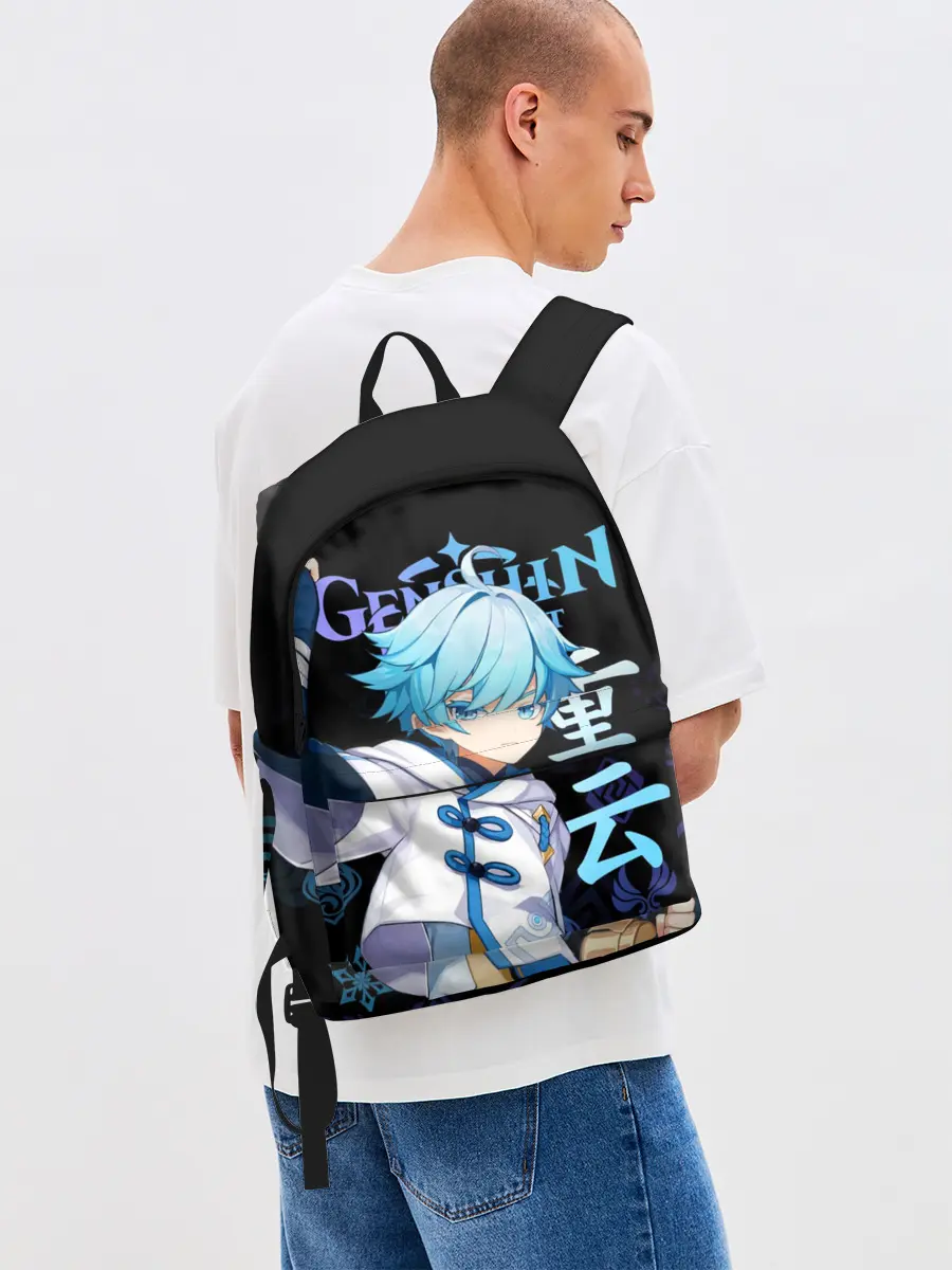 Рюкзак джинсовый / Чжун Юнь / Genshin Impact