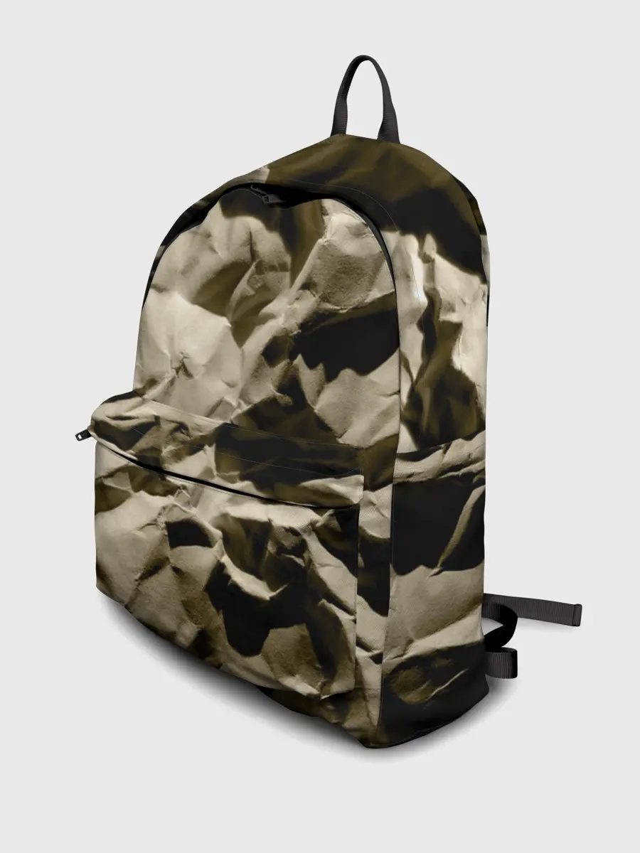 Рюкзак джинсовый / Мягкая мятая бумага