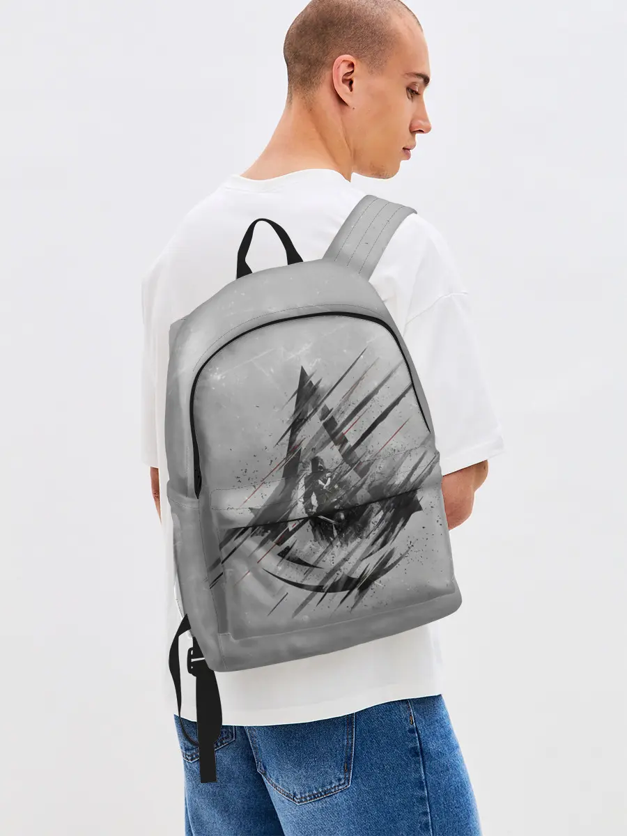 Рюкзак джинсовый / Знак Ассасинов