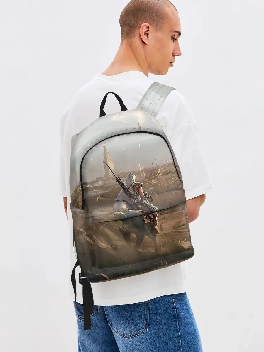 Рюкзак джинсовый / Байек на коне