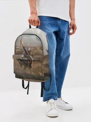 Рюкзак джинсовый / Байек на коне
