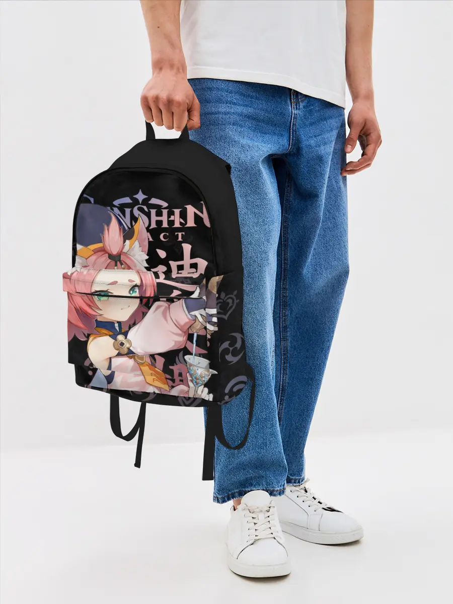 Рюкзак джинсовый / Диона / Genshin Impact