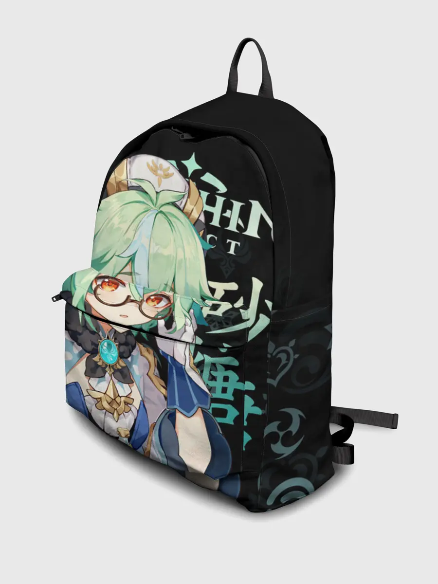 Рюкзак джинсовый / Сахароза / Genshin Impact