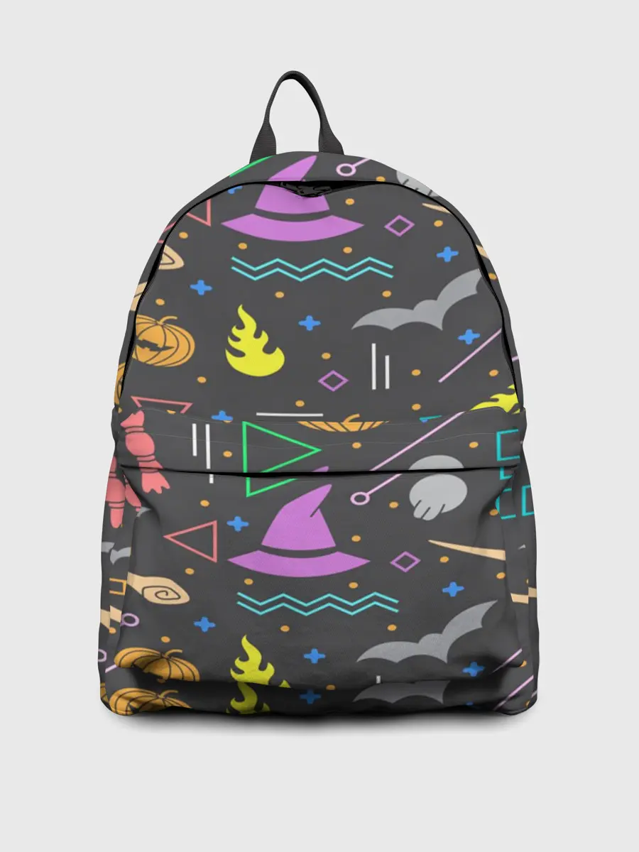 Рюкзак джинсовый / Уютный Halloween