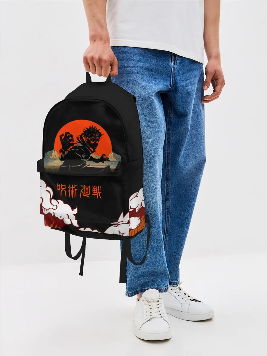 Рюкзак джинсовый / Юдзи Итадори | Магическая битва