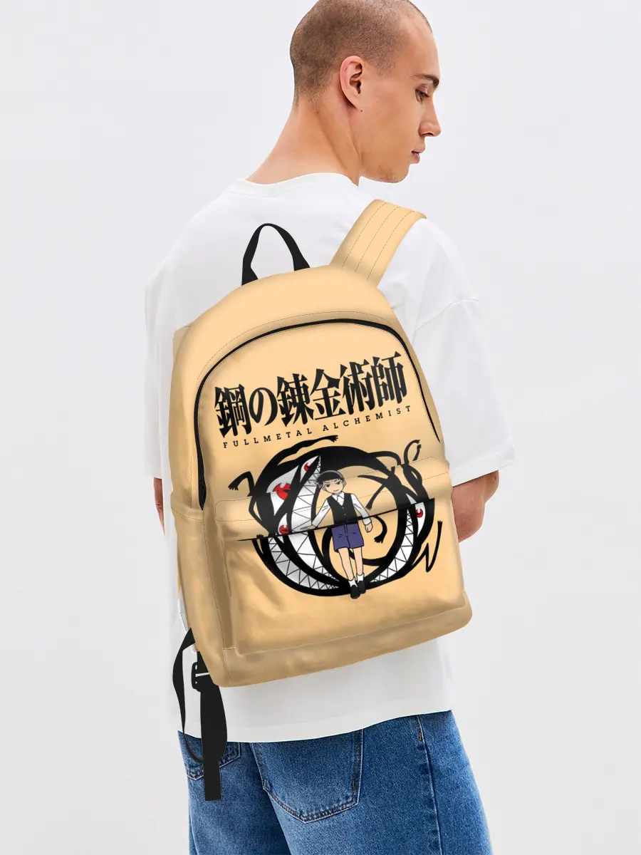 Рюкзак джинсовый / Стальной Алхимик / Селим Бредли