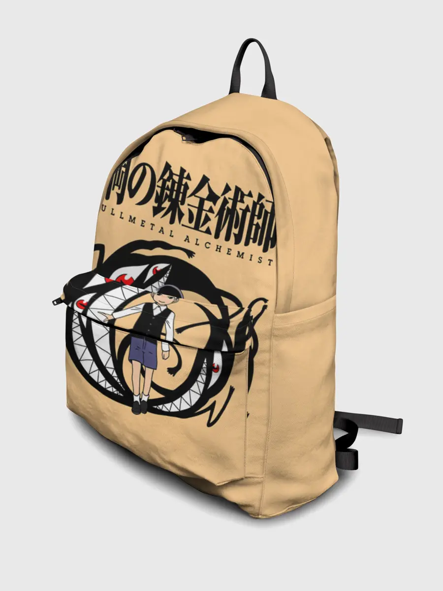 Рюкзак джинсовый / Стальной Алхимик / Селим Бредли