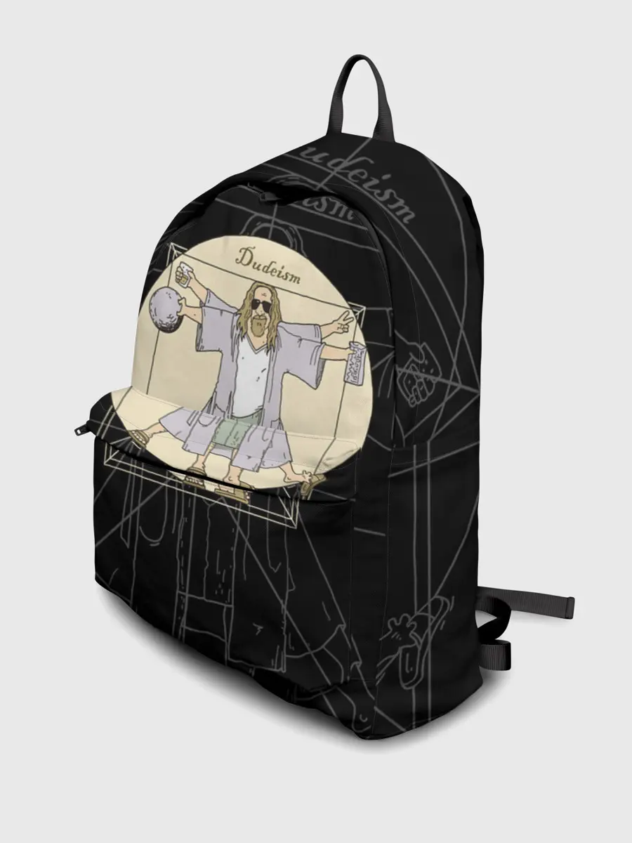 Рюкзак джинсовый / Dudeism Большой Лебовский