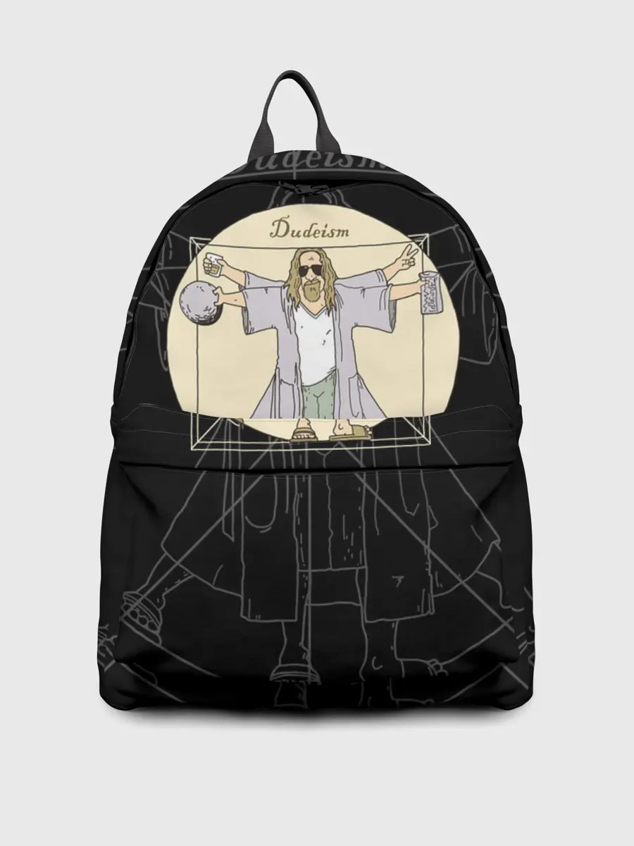 Рюкзак джинсовый / Dudeism Большой Лебовский