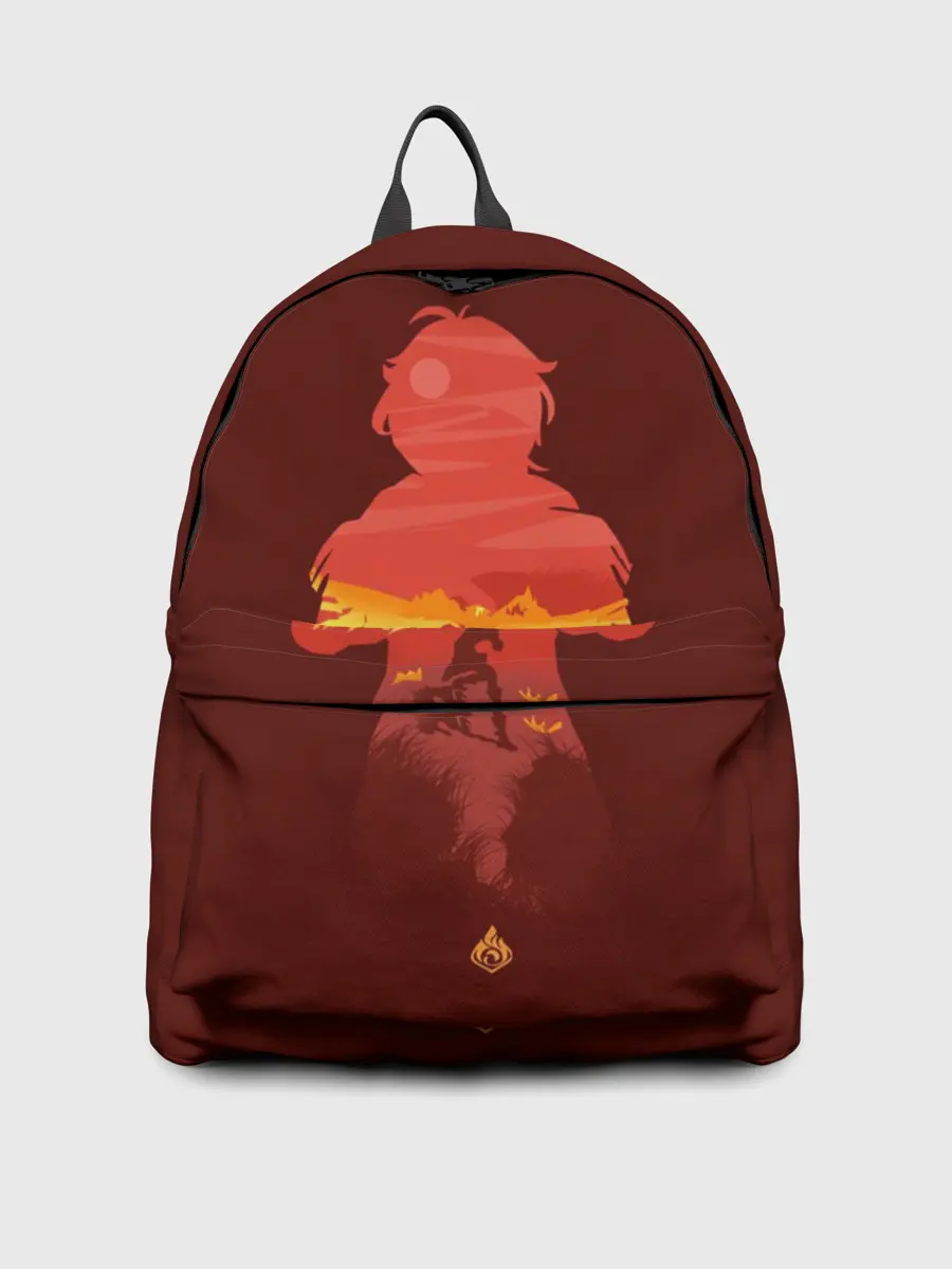 Рюкзак джинсовый / Genshin Impact. Diluc