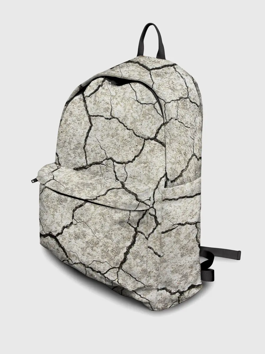 Рюкзак джинсовый / Трещины на земле