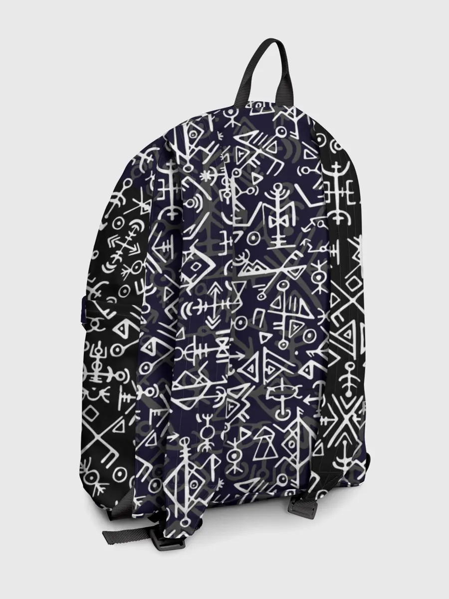 Рюкзак джинсовый / Руны