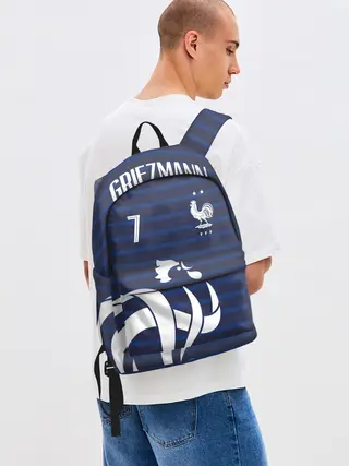 Рюкзак джинсовый / Гризманн в стиле формы Франции