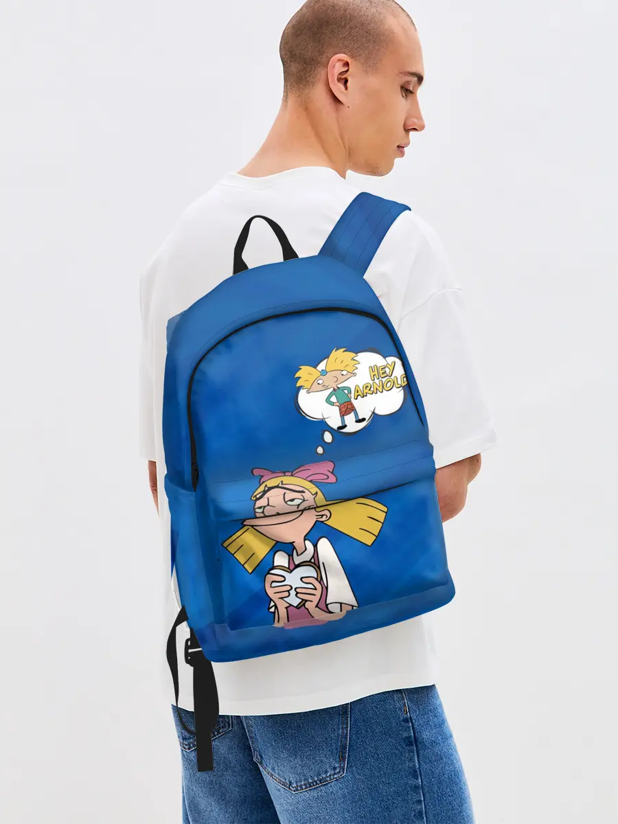 Рюкзак джинсовый / Хельга и Арнольд