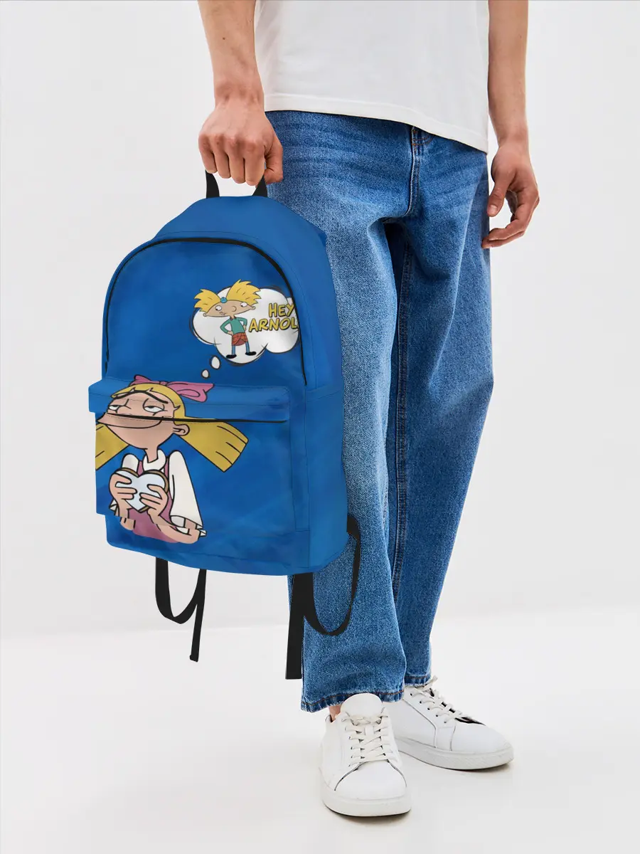 Рюкзак джинсовый / Хельга и Арнольд