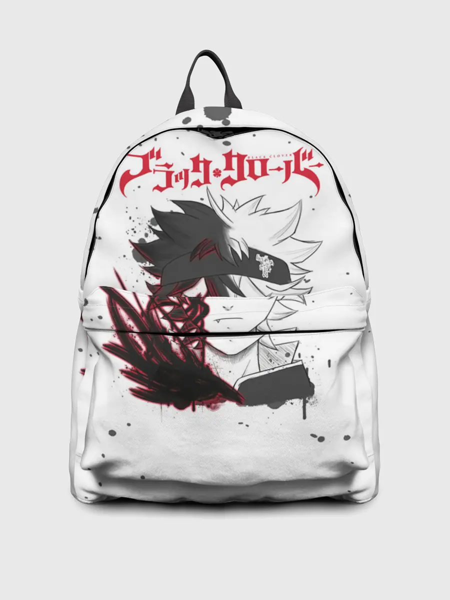 Рюкзак джинсовый / Черный Аста | Чёрный клевер