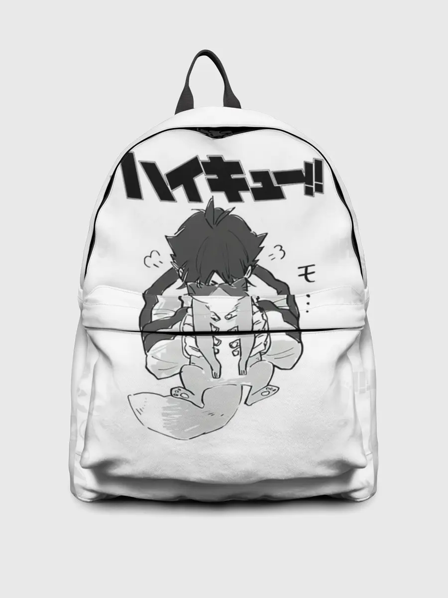 Рюкзак джинсовый / Haikyu!! Кошка Некома