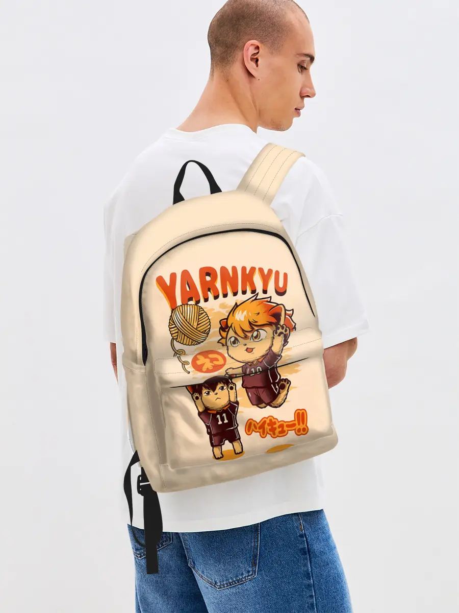 Рюкзак джинсовый / YARNKYU Haikyu!! | ЯКУ Хайкью!!