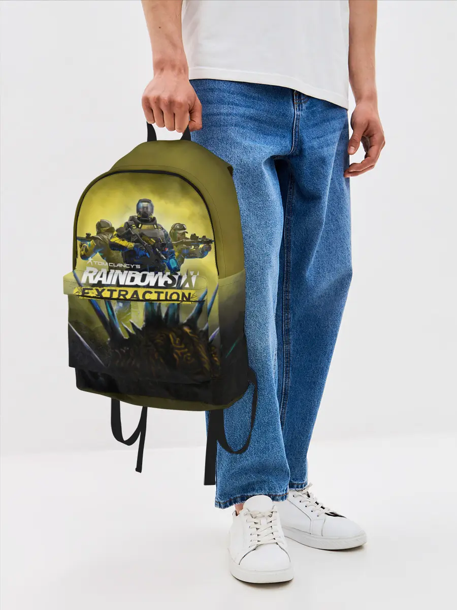 Рюкзак джинсовый / Rainbow Six Extraction / Радуга 6 Эвакуация