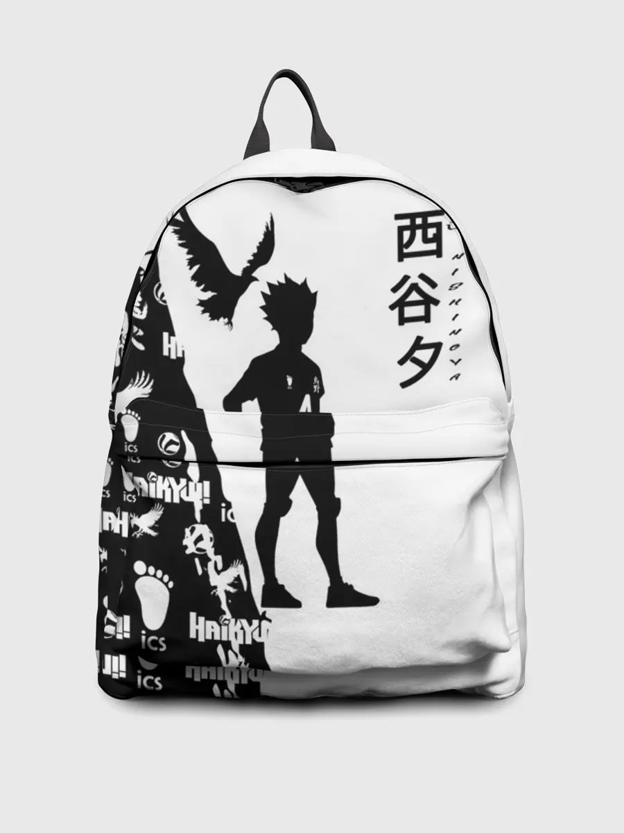 Рюкзак джинсовый / Юу Нишиноя ВОЛЕЙБОЛ!!